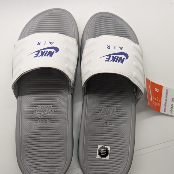 Nike Air Max Camden Slides Wolf Grey Hyper Grape White BQ4633-003 Womens Size 8 - Picture 3 of 5